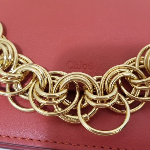 Chloe Drew Bijou Leather Clutch Red - Picture 5 of 8